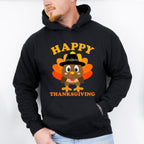 Happy Thanksgiving Fedora Turkey - Thanksgiving Unisex Crewneck T-Shirt Sweatshirt Hoodie