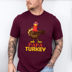 Papa Turkey - Thanksgiving Unisex Crewneck T-Shirt Sweatshirt Hoodie