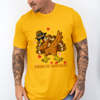 Dabbing For Thanksgiving - Thanksgiving Unisex Crewneck T-Shirt Sweatshirt Hoodie