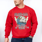 America Ribbon 4Th Of July Unisex Crewneck T-Shirt Sweatshirt Hoodie