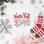 North Pole Hot Chocolate - Christmas Unisex Crewneck T-Shirt Sweatshirt Hoodie