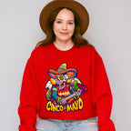 Guitar Playing Skeleton - Cinco De Mayo Unisex Crewneck T-Shirt Sweatshirt Hoodie