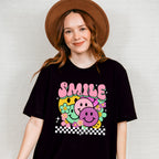 Smile Colorful Smileys - Good Vibes Unisex Crewneck T-Shirt Sweatshirt Hoodie