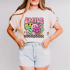 Smile Colorful Smileys - Good Vibes Unisex Crewneck T-Shirt Sweatshirt Hoodie