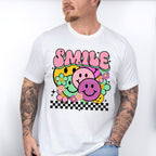 Smile Colorful Smileys - Good Vibes Unisex Crewneck T-Shirt Sweatshirt Hoodie