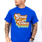 Good Vibes Colorful Design - Good Vibes Unisex Crewneck T-Shirt Sweatshirt Hoodie