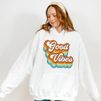 Good Vibes Colorful Design - Good Vibes Unisex Crewneck T-Shirt Sweatshirt Hoodie