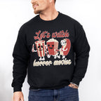 Let's Watch Horror Movies - Halloween Unisex Crewneck T-Shirt Sweatshirt Hoodie