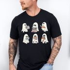 Ghost With Books - Halloween Unisex Crewneck T-Shirt Sweatshirt Hoodie
