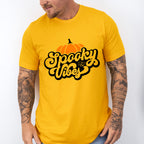 Spooky Vibes Pumpkin - Halloween Unisex Crewneck T-Shirt Sweatshirt Hoodie