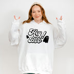 Hey Boo Design - Halloween Unisex Crewneck T-Shirt Sweatshirt Hoodie