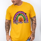 Halloween Vibes Pumpkin Rainbow - Halloween Unisex Crewneck T-Shirt Sweatshirt Hoodie