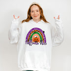 Halloween Vibes Pumpkin Rainbow - Halloween Unisex Crewneck T-Shirt Sweatshirt Hoodie