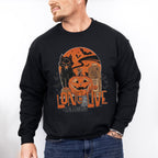 Long Live Halloween Cat And Pumpkin - Halloween Unisex Crewneck T-Shirt Sweatshirt Hoodie
