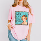 Not Your Basic Mom Vintage Design - Mom Unisex Crewneck T-Shirt Sweatshirt Hoodie