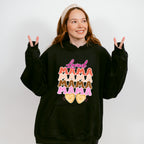 Loved Mama Colorful Design - Mom Unisex Crewneck T-Shirt Sweatshirt Hoodie