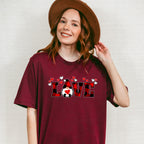 Love Gnome Red Plaid - Valentine's Day Unisex Crewneck T-Shirt Sweatshirt Hoodie