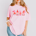 Love Gnomes Holding Hearts - Valentine's Day Unisex Crewneck T-Shirt Sweatshirt Hoodie