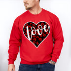 Love Black And Red Heart - Valentine's Day Unisex Crewneck T-Shirt Sweatshirt Hoodie