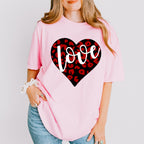 Love Black And Red Heart - Valentine's Day Unisex Crewneck T-Shirt Sweatshirt Hoodie