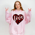 Love Black And Red Heart - Valentine's Day Unisex Crewneck T-Shirt Sweatshirt Hoodie