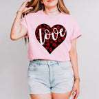 Love Black And Red Heart - Valentine's Day Unisex Crewneck T-Shirt Sweatshirt Hoodie