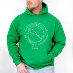 Taurus Constellation Design - Zodiac Unisex Crewneck T-Shirt Sweatshirt Hoodie