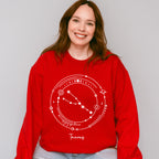 Taurus Constellation Design - Zodiac Unisex Crewneck T-Shirt Sweatshirt Hoodie