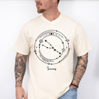 Taurus Constellation Design - Zodiac Unisex Crewneck T-Shirt Sweatshirt Hoodie