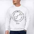 Scorpio Constellation Design - Zodiac Unisex Crewneck T-Shirt Sweatshirt Hoodie