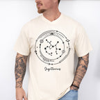 Sagittarius Constellation Design - Zodiac Unisex Crewneck T-Shirt Sweatshirt Hoodie