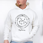 Sagittarius Constellation Design - Zodiac Unisex Crewneck T-Shirt Sweatshirt Hoodie