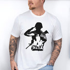 Soldier Dark Design - Military Unisex Crewneck T-Shirt Sweatshirt Hoodie