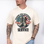 Thank You Veterans For Your Service - Military Unisex Crewneck T-Shirt Sweatshirt Hoodie