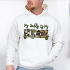 My Daddy Is My Hero - Military Unisex Crewneck T-Shirt Sweatshirt Hoodie