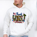 Thank You Veteran Fireworks Design - Military Unisex Crewneck T-Shirt Sweatshirt Hoodie