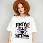 I Served With Pride - Military Unisex Crewneck T-Shirt Sweatshirt Hoodie
