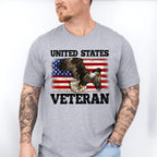 United States Veteran Eagle Design - Military Unisex Crewneck T-Shirt Sweatshirt Hoodie