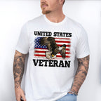 United States Veteran Eagle Design - Military Unisex Crewneck T-Shirt Sweatshirt Hoodie