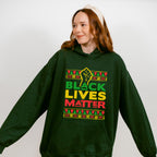 Black Lives Matter Colorful Design - BLM Unisex Crewneck T-Shirt Sweatshirt Hoodie