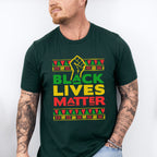 Black Lives Matter Colorful Design - BLM Unisex Crewneck T-Shirt Sweatshirt Hoodie