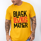 Black Lives Matter Red And Black Design - BLM Unisex Crewneck T-Shirt Sweatshirt Hoodie