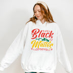 Black Lives Matter Red Green Yellow Design - BLM Unisex Crewneck T-Shirt Sweatshirt Hoodie