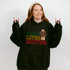 Black Lives Matter Fist Design - BLM Unisex Crewneck T-Shirt Sweatshirt Hoodie