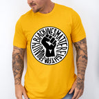 Black Lives Matter Circular Design - BLM Unisex Crewneck T-Shirt Sweatshirt Hoodie