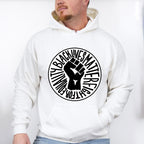 Black Lives Matter Circular Design - BLM Unisex Crewneck T-Shirt Sweatshirt Hoodie