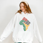 Black Lives Matter Fist Africa Design - BLM Unisex Crewneck T-Shirt Sweatshirt Hoodie