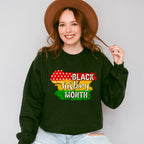 Black History Month Africa Design - BLM Unisex Crewneck T-Shirt Sweatshirt Hoodie