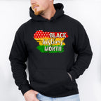 Black History Month Africa Design - BLM Unisex Crewneck T-Shirt Sweatshirt Hoodie