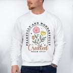Fearfully And Wonderfully - Christianity Unisex Crewneck T-Shirt Sweatshirt Hoodie